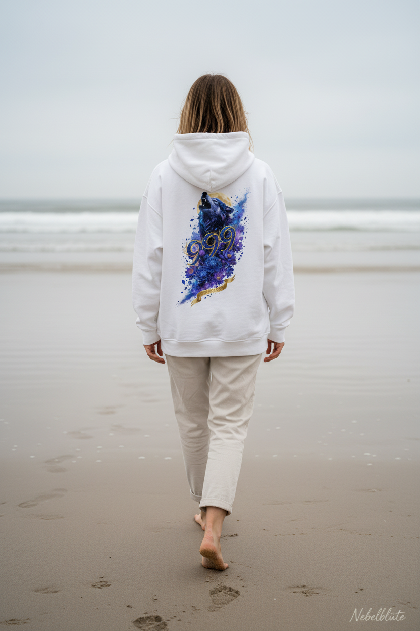 ANGEL NUMBERS 999 - Weiß Backprint