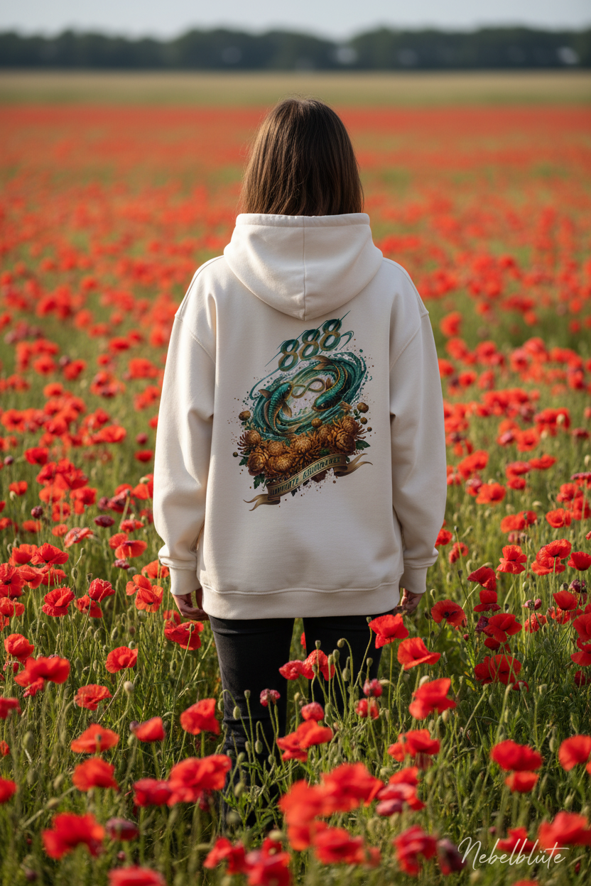 ANGEL NUMBERS 888 - Natural Raw Backprint