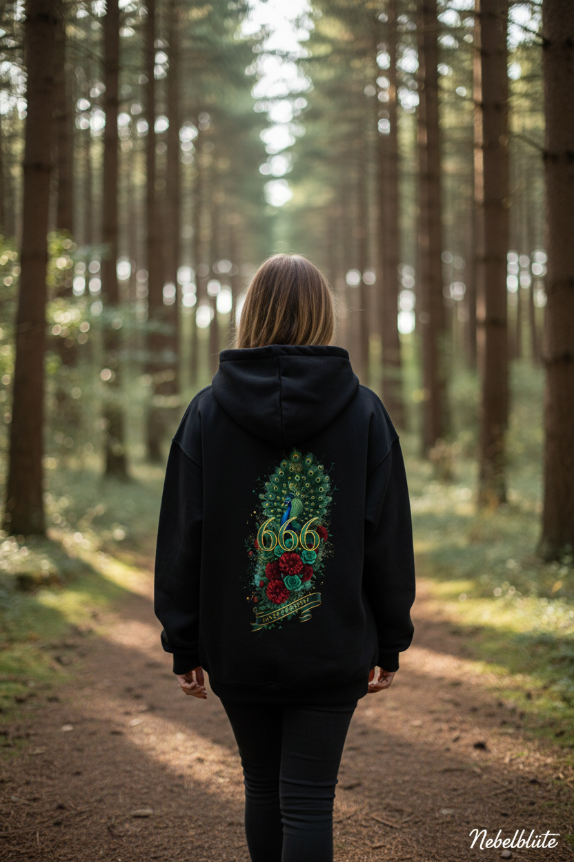 ANGEL NUMBERS 666 - Schwarz Backprint