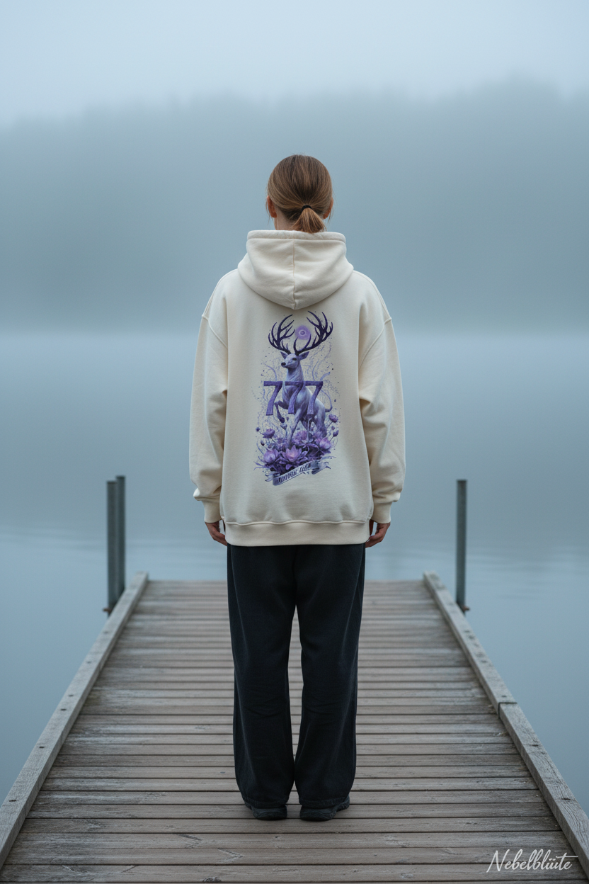 ANGEL NUMBERS 777 - Natural Raw Backprint