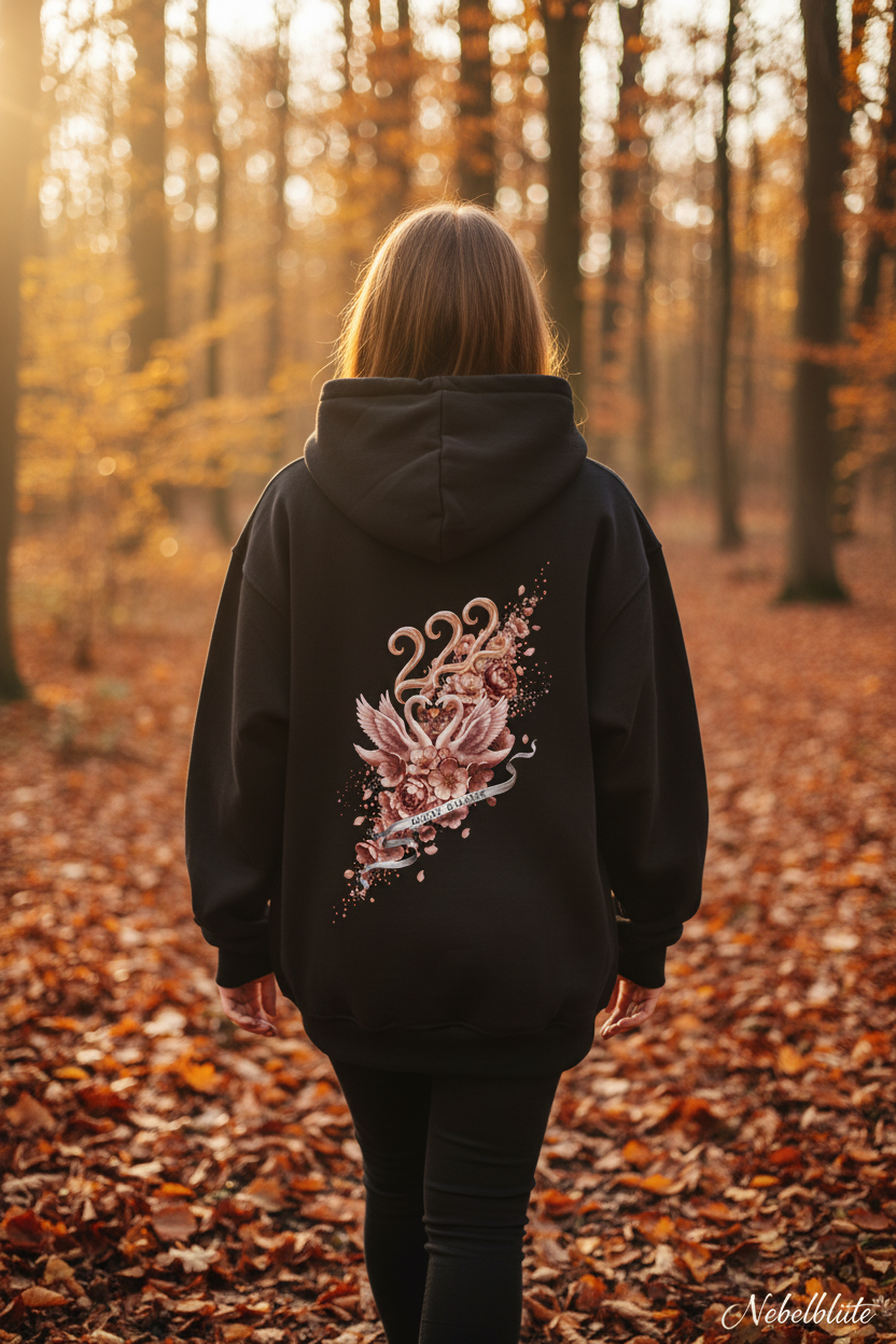 ANGEL NUMBERS 222 - Schwarz Backprint