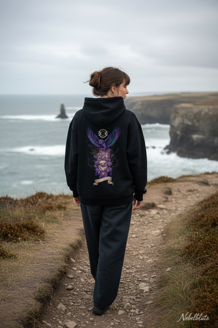 ANGEL NUMBERS 333 - Schwarz Backprint