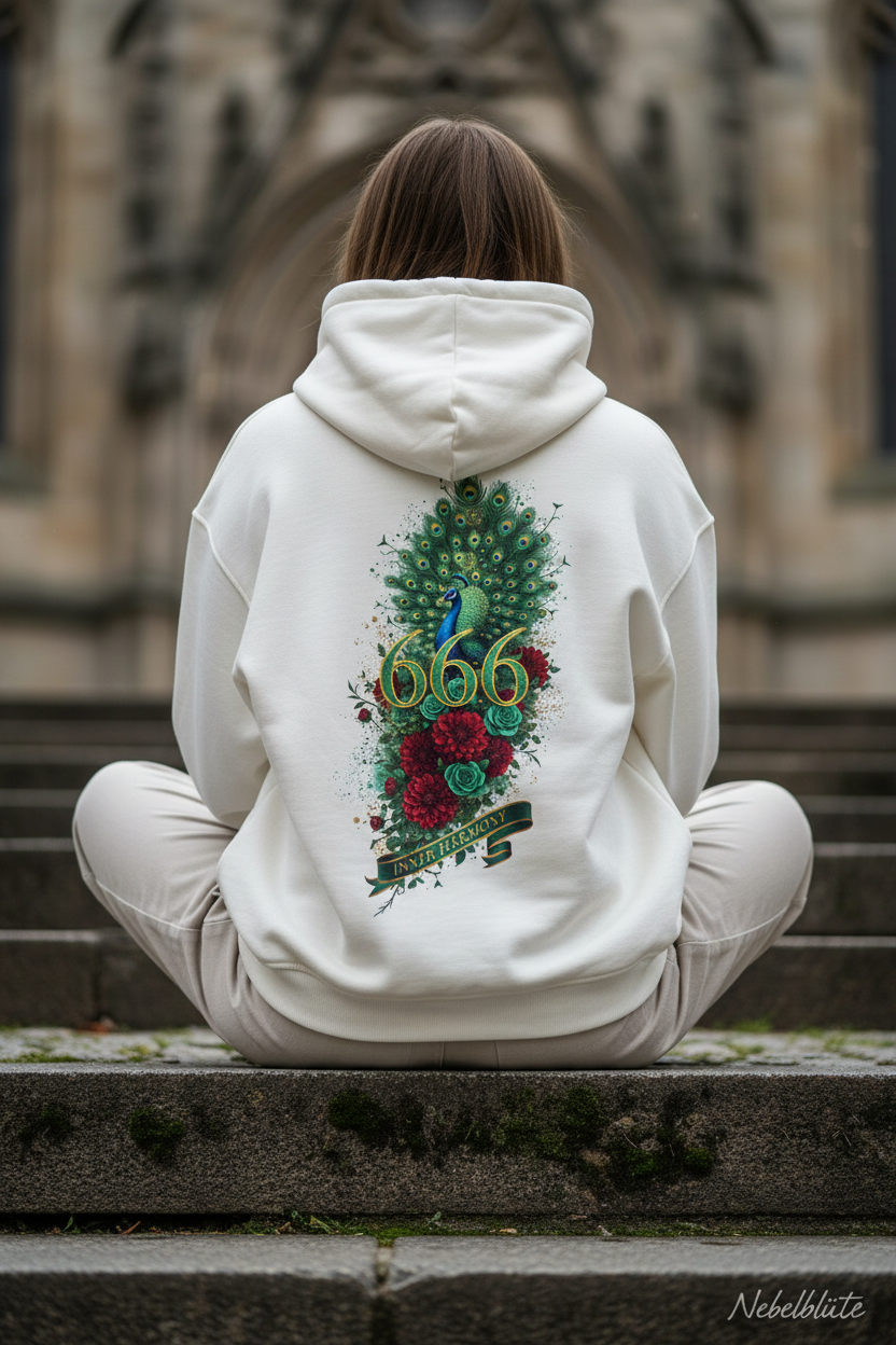 ANGEL NUMBERS 666 - Weiß Backprint