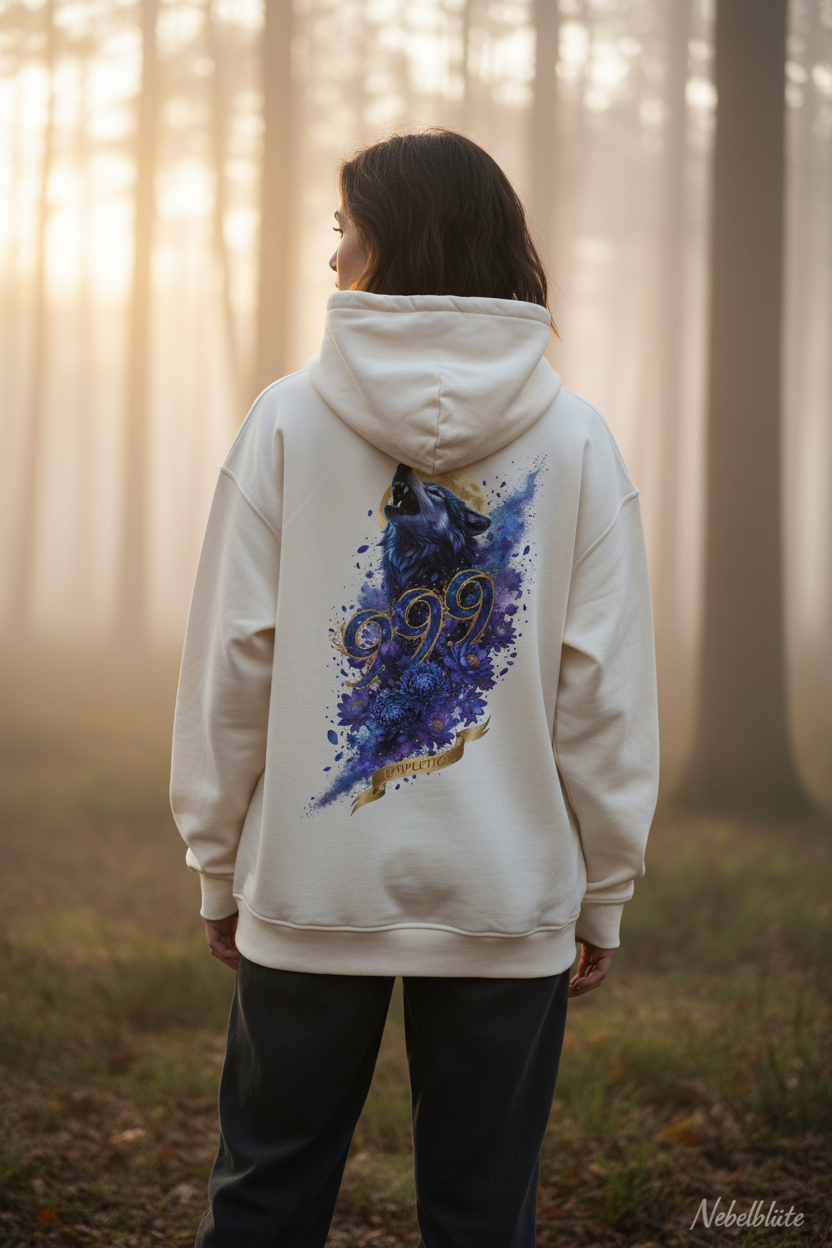 ANGEL NUMBERS 999 - Natural Raw Backprint