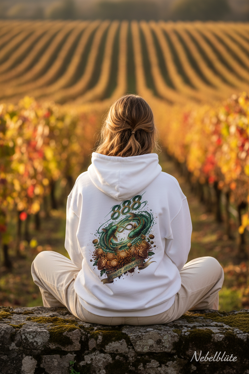 ANGEL NUMBERS 888 - Weiß Backprint