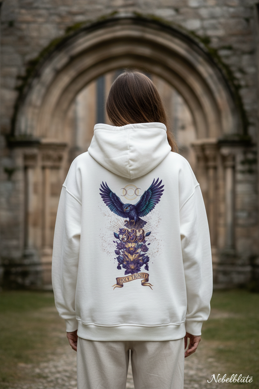 ANGEL NUMBERS 333 - Weiß Backprint